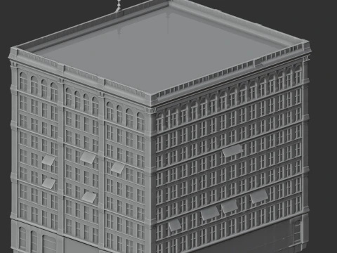 Early skyscrapers 3D Model
