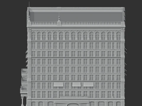 Early skyscrapers 3D Model