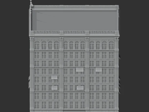 Early skyscrapers 3D Model