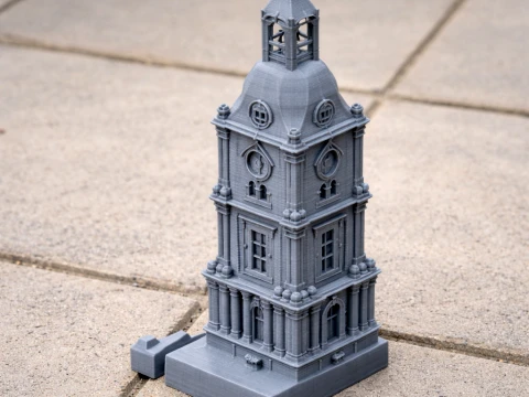 Torre del reloj Modelo 3D