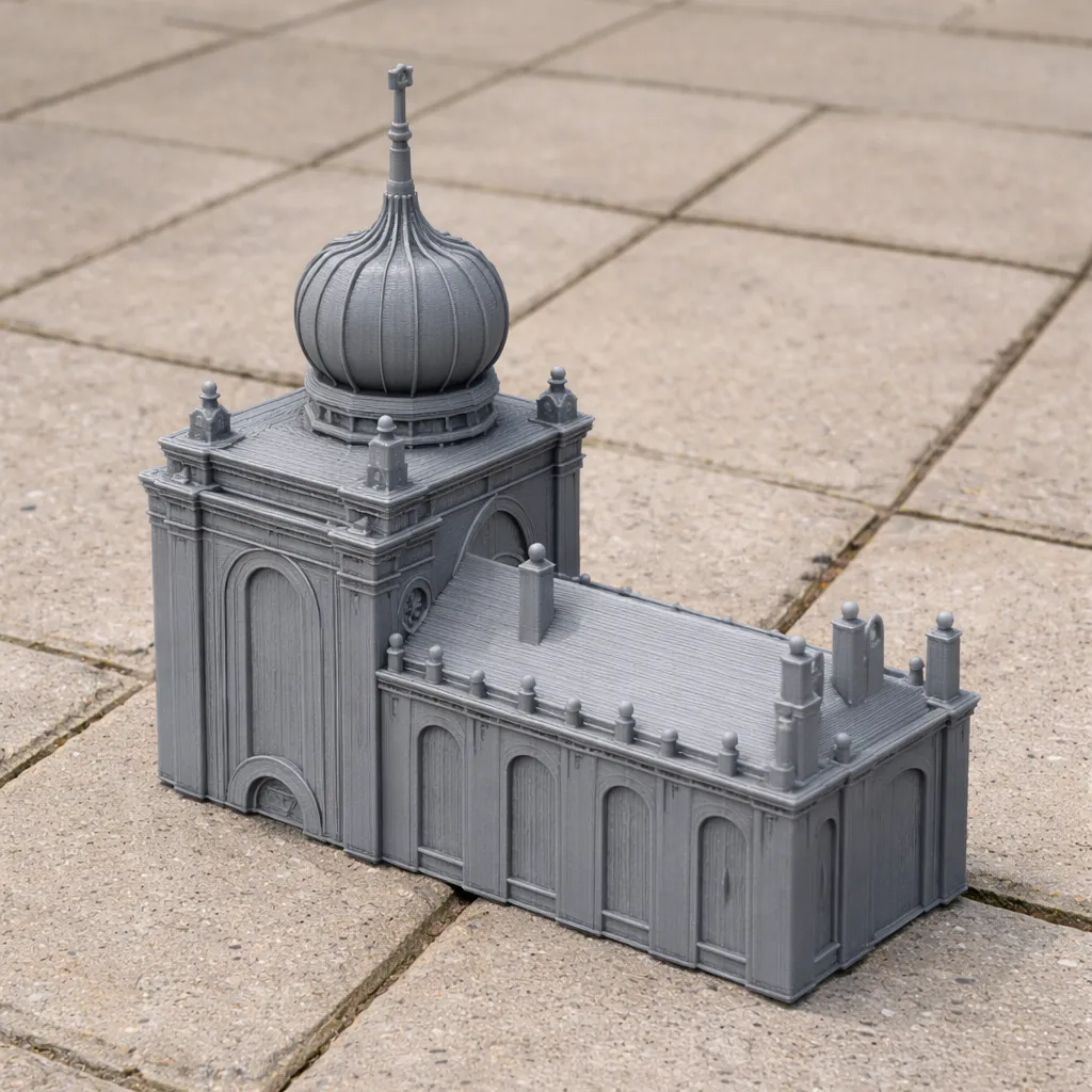 Historic synagogues 3D Model .c4d .max .obj .3ds .fbx .stl .blend 