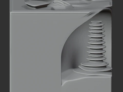 Mukaab 3D Model