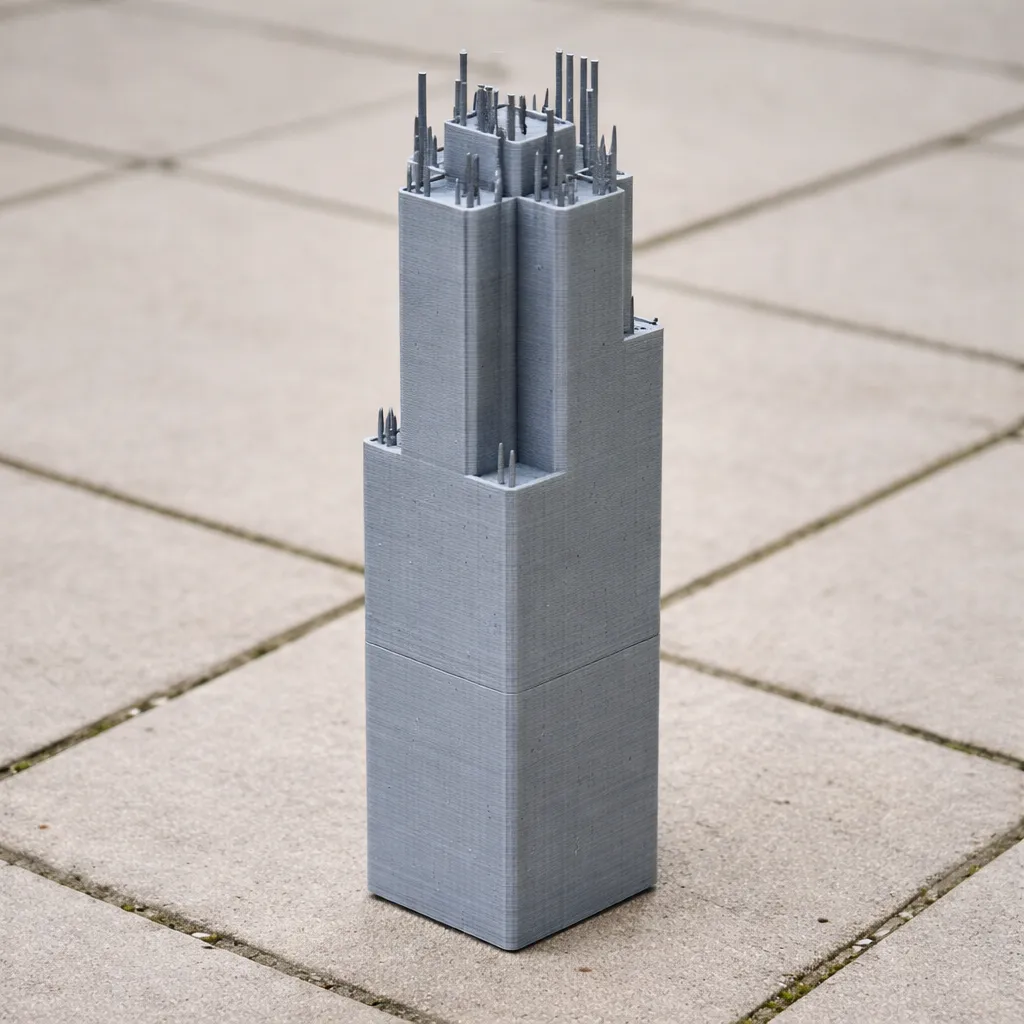 Sears Tower 3D Model .c4d .max .obj .3ds .fbx .stl .blend 
