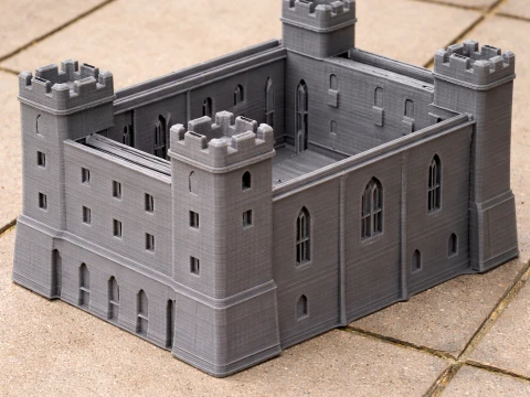 Acton Castle 3D Model