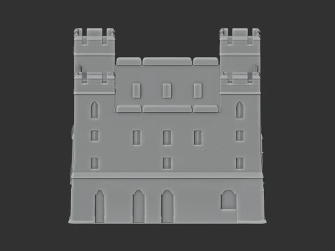 Acton Castle 3D Model