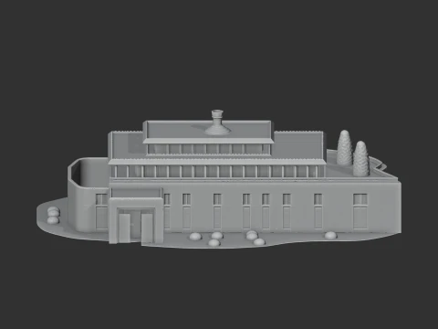 Aiwan-e-Sadr 3D Model