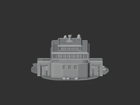 Aiwan-e-Sadr 3D Model