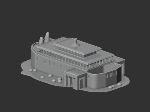 Aiwan-e-Sadr 3D Model