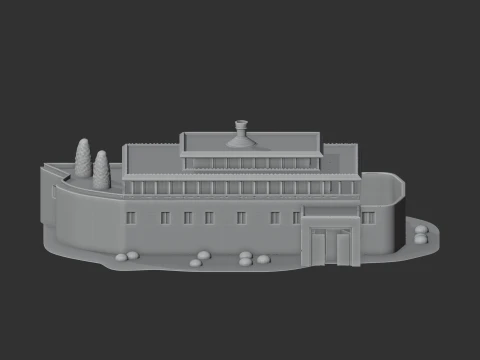 Aiwan-e-Sadr 3D Model