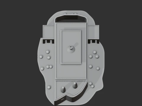 Aiwan-e-Sadr 3D Model