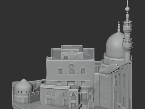 Ablaq Palace 3D Model