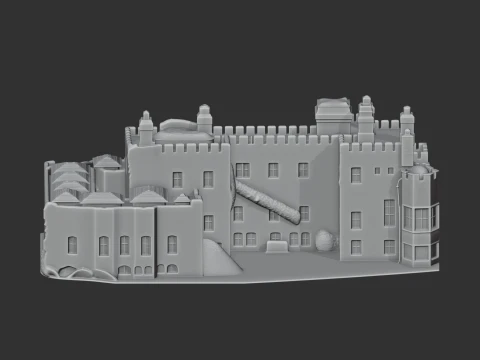 Affeton Castle 3D Model