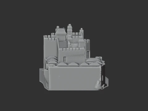 Affeton Castle 3D Model