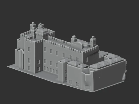 Affeton Castle 3D Model