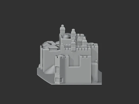 Affeton Castle 3D Model