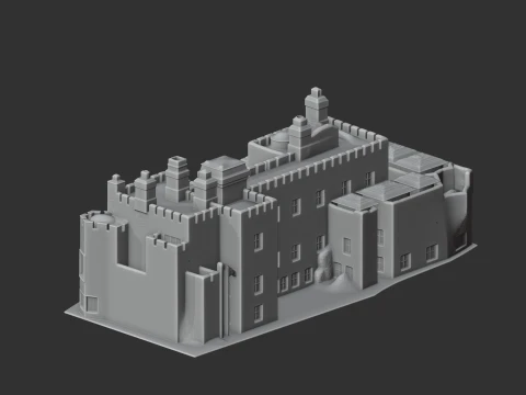 Affeton Castle 3D Model