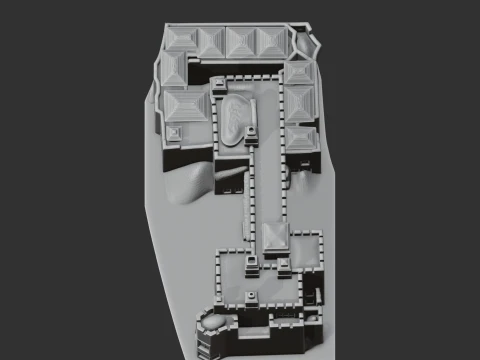 Affeton Castle 3D Model