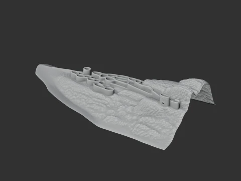 Alamut Castle 3D Model