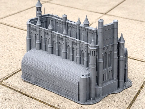 Albi Cathedral 3D Model