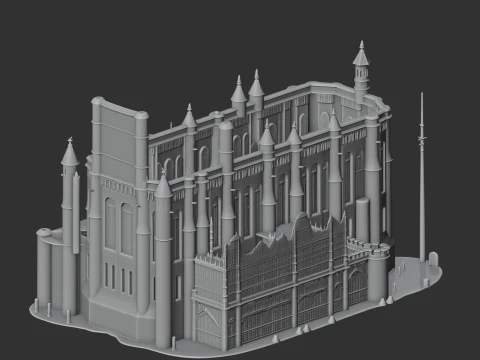 Albi Cathedral 3D Model