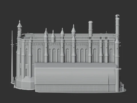 Albi Cathedral 3D Model