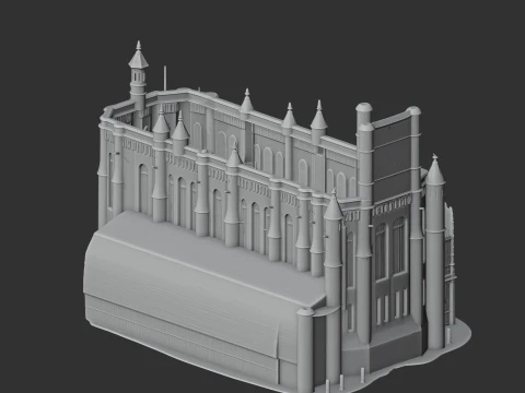 Albi Cathedral 3D Model