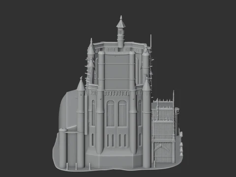 Albi Cathedral 3D Model