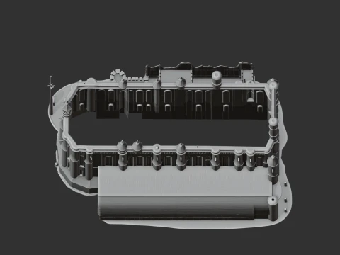 Albi Cathedral 3D Model