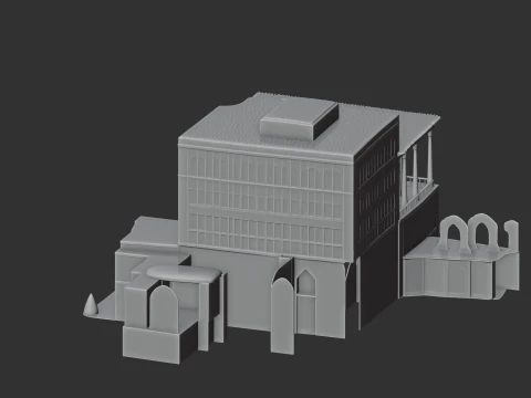 Ali Qapu 3D Model