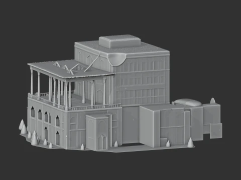 Ali Qapu 3D Model
