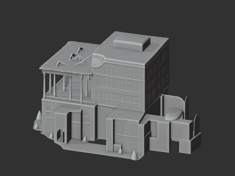 Ali Qapu 3D Model