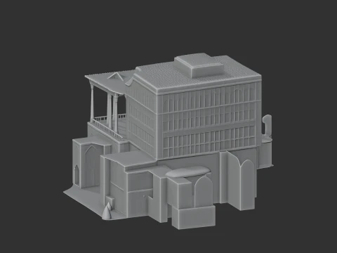 Ali Qapu 3D Model