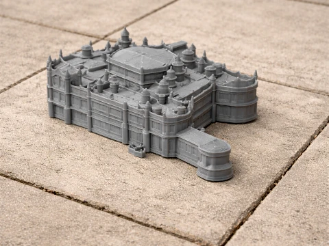 앨러턴 성 3D 모델