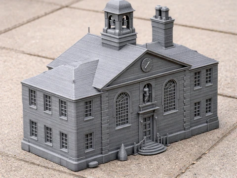 Almshouses 3D Model