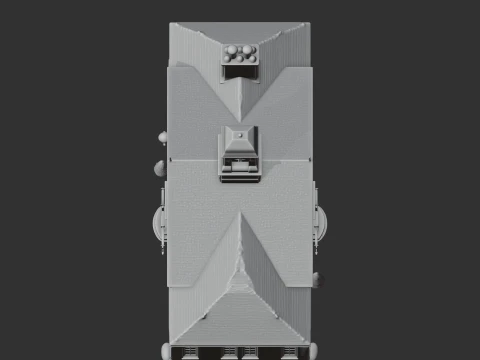 Almshouses 3D Model