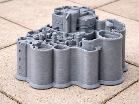 Alnwick Castle 3D Modell