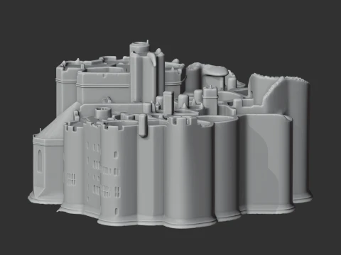 Alnwick Castle 3D Model
