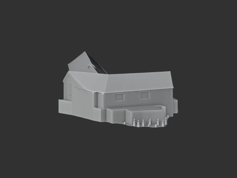 Alton Castle 3D Model
