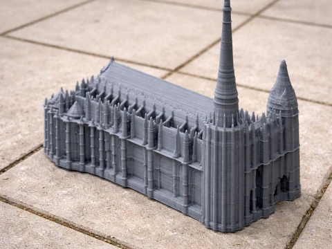 アミアン大聖堂 3Dモデル