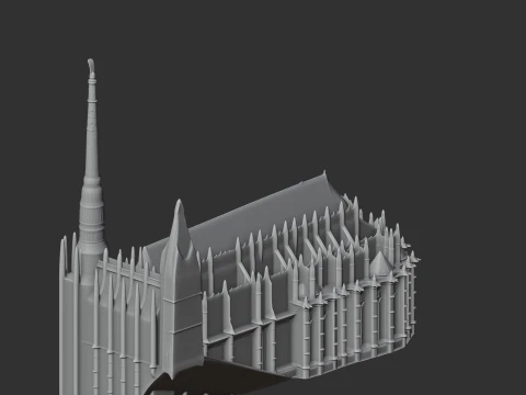 Amiens Cathedral 3D Model