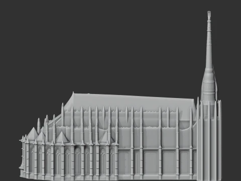 Amiens Cathedral 3D Model