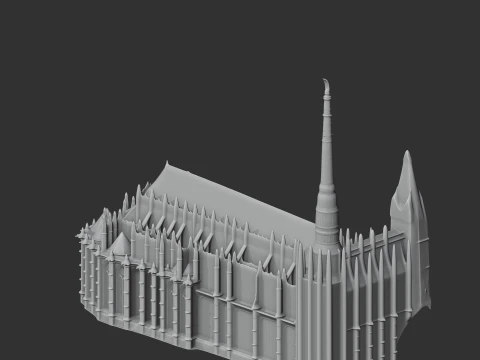 Amiens Cathedral 3D Model
