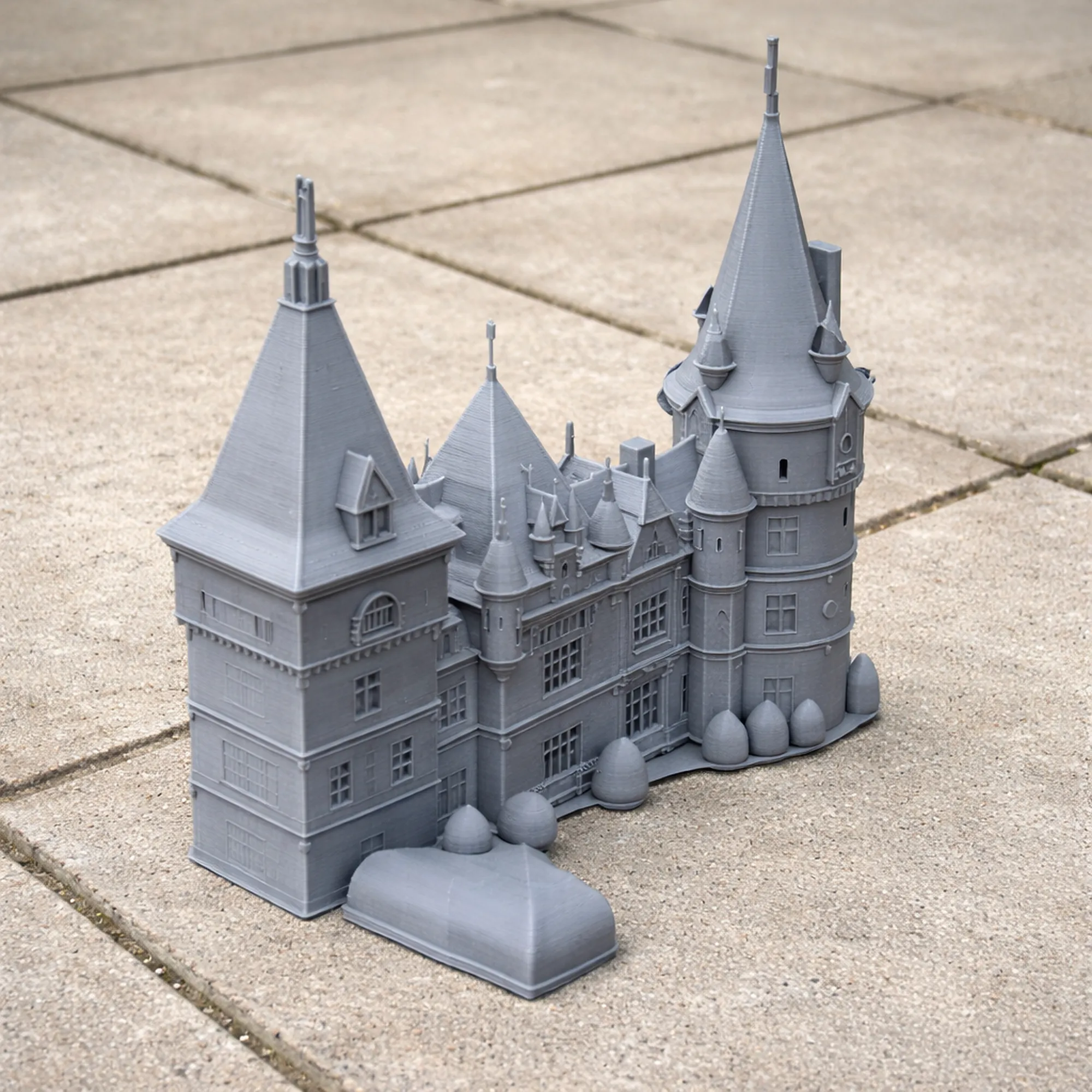 Andrssy Castle 3D Model .c4d .max .obj .3ds .fbx .stl .blend 
