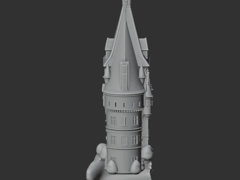 Andrssy Castle 3D Model