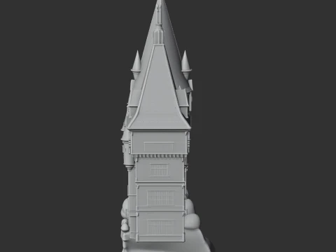 Andrssy Castle 3D Model