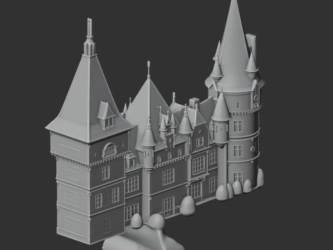 Andrssy Castle 3D Model