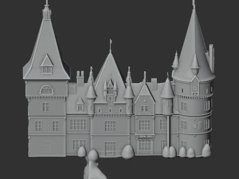 Andrssy Castle 3D Model