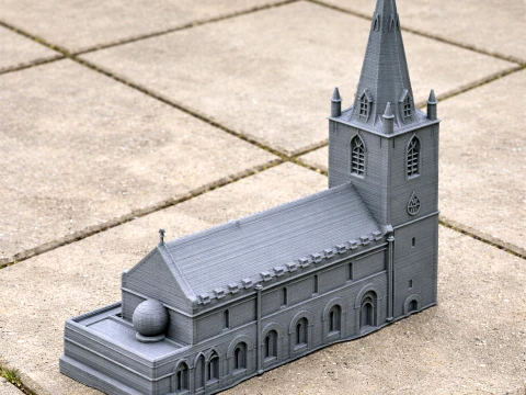 Anglo-Saxon architecture 3D Model