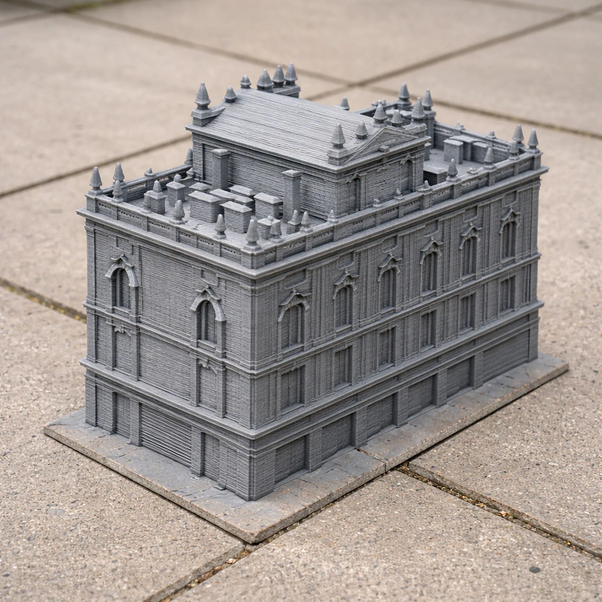 Archbishops Palace Prague 3D Model .c4d .max .obj .3ds .fbx .stl .blend 