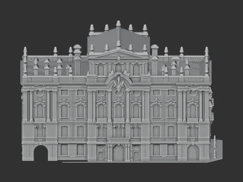 Archbishops Palace Prague 3D Model